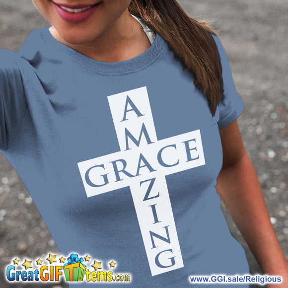 Amazing Grace Solid Color T-Shirt