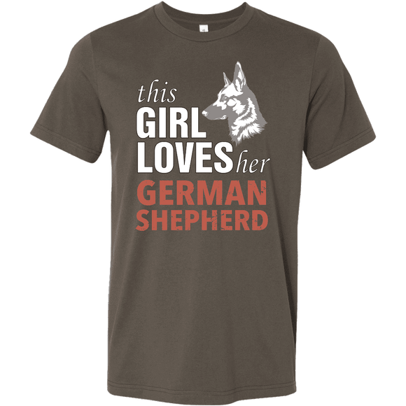 + This Girl Loves her German Shepherd T-Shirt - GreatGiftItems.com