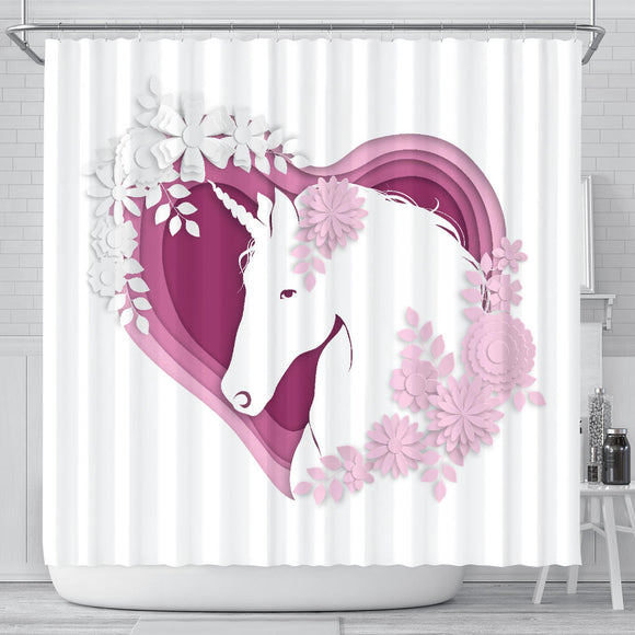 # Unicorn Shower Curtain