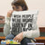 I Wish People Were More Fluent In Silence Throw Pillow Cover