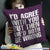I'd Agree With You But Then We'd Both Be Wrong Throw Pillow Cover