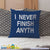 I Never Finish Anyth Throw Pillow Cover