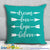 Dream Love Hope Believe Throw Pillow Cover