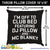 I'm Off To Club Bed Featuring DJ Pillow And MC Blanky Throw Pillow Cover
