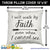 I Will Walk By Faith Even When I Cannot See Throw Pillow Cover