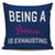 Being A Princess Is Exhausting Throw Pillow Cover