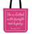 She Is Clothed With Strength And Dignity Canvas Tote Bag