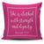 She Is Clothed With Strength And Dignity Throw Pillow Cover