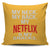 My Neck MY Back My Netflix & My Snacks Throw Pillow Cover