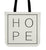 HOPE Canvas Tote Bag for Carrying Your Personal Belongings