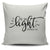 Be The Light Throw Pillow Cover