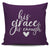 His Grace Is Enough Throw Pillow Cover