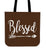 Blessed Personal Canvas Tote Bag For Travel