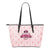 Pink Small Texas Nurse Leather Tote Bag