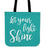 Let Your Light Shine Canvas Tote Bag