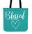 Blessed Canvas Tote Bag For Carrying Personal Belongings