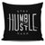 Stay Humble Hustle Hard Throw Pillow Cover