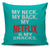 My Neck MY Back My Netflix & My Snacks Throw Pillow Cover