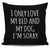 I Only Love My Bed And My Dog I'm Sorry Throw Pillow Cover