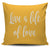 Live A Life Of Love Throw Pillow Cover