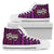Theater Lovers White High Top Canvas Shoes