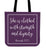 She Is Clothed With Strength And Dignity Canvas Tote Bag