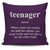 Teenager, When Your Too Young For The Things You Want To Do Throw Pillow Cover