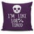 I'm Like 108% Tired Throw Pillow Cover