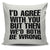I'd Agree With You But Then We'd Both Be Wrong Throw Pillow Cover