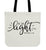 Be The Light Personal Canvas Tote Bag