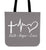Faith Hope Love Canvas Tote Bag - 65% OFF