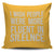 I Wish People Were More Fluent In Silence Throw Pillow Cover