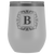 # Monogrammed Wine Tumbler - B