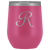 # Monogrammed Wine Tumbler - R