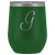 # Monogrammed Wine Tumbler - G