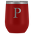# Monogrammed Wine Tumbler - P