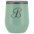 # Monogrammed Wine Tumbler - B
