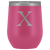 # Monogrammed Wine Tumbler - X