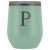 # Monogrammed Wine Tumbler - P