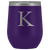 # Monogrammed Wine Tumbler - K
