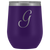 # Monogrammed Wine Tumbler - G