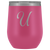 # Monogrammed Wine Tumbler - U