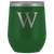 # Monogrammed Wine Tumbler - W