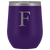 # Monogrammed Wine Tumbler - F
