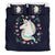 # Unicorn Bedding Duvet Set With Comforter Cover and Two Pillow Cases