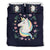 # Unicorn Bedding Duvet Set With Comforter Cover and Two Pillow Cases