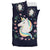# Unicorn Bedding Duvet Set With Comforter Cover and Two Pillow Cases