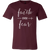 Faith Over Fear Solid Color T-Shirt