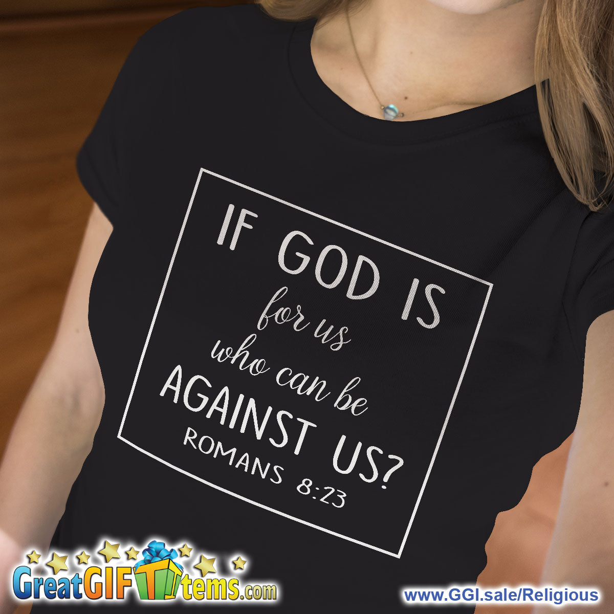 If God Is For Us Who Is Against Us Solid Color
