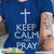 Keep Calm And Pray Solid Color T-Shirt